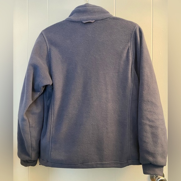 Columbia Dark Periwinkle Core Fleece size Small Lined Sleeves for Extra Warmth - Picture 7 of 10
